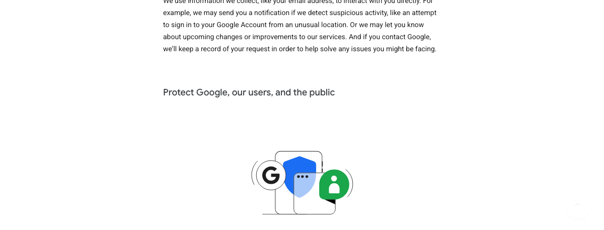 policies.google.com page on google privacy policy ads